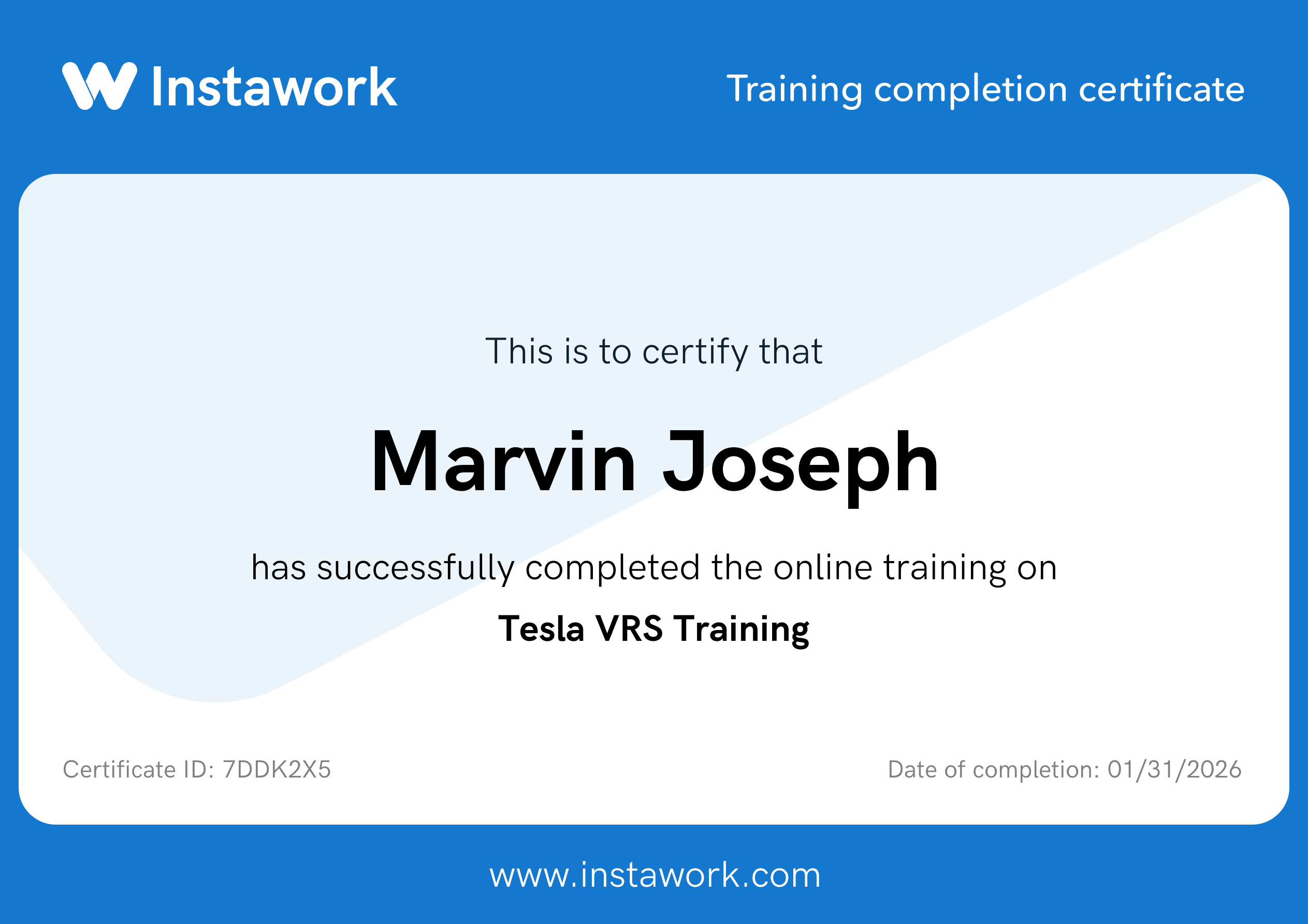 https://instawork-training-certificate.s3-us-west-2.amazonaws.com/7ddk2x5/tesla-vrs-training.png